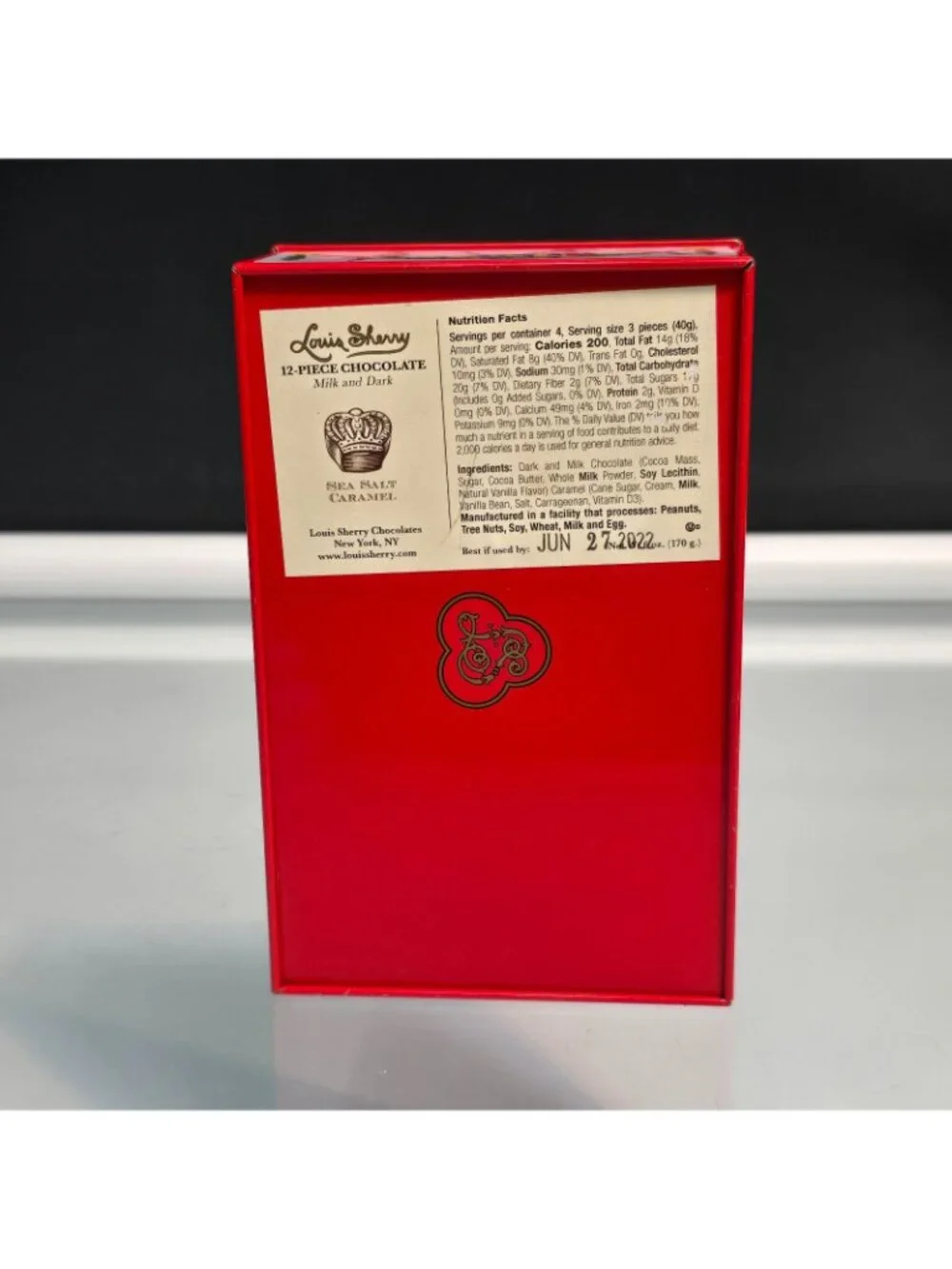 Louis Sherry Nutcracker 2022 Holiday Tin Box EMPTY